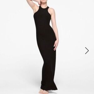 NWT SKIMS long crew neck tank dress